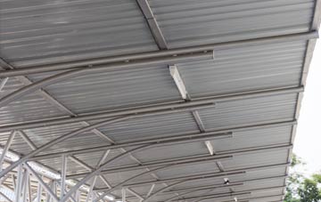 installing Tregadillett metal roofing